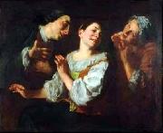 TRAVERSI, Gaspare The Seduction oil painting